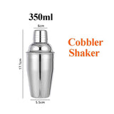 Stainless Steel Cocktail Shaker Set Mixer - Culinarywellbeing