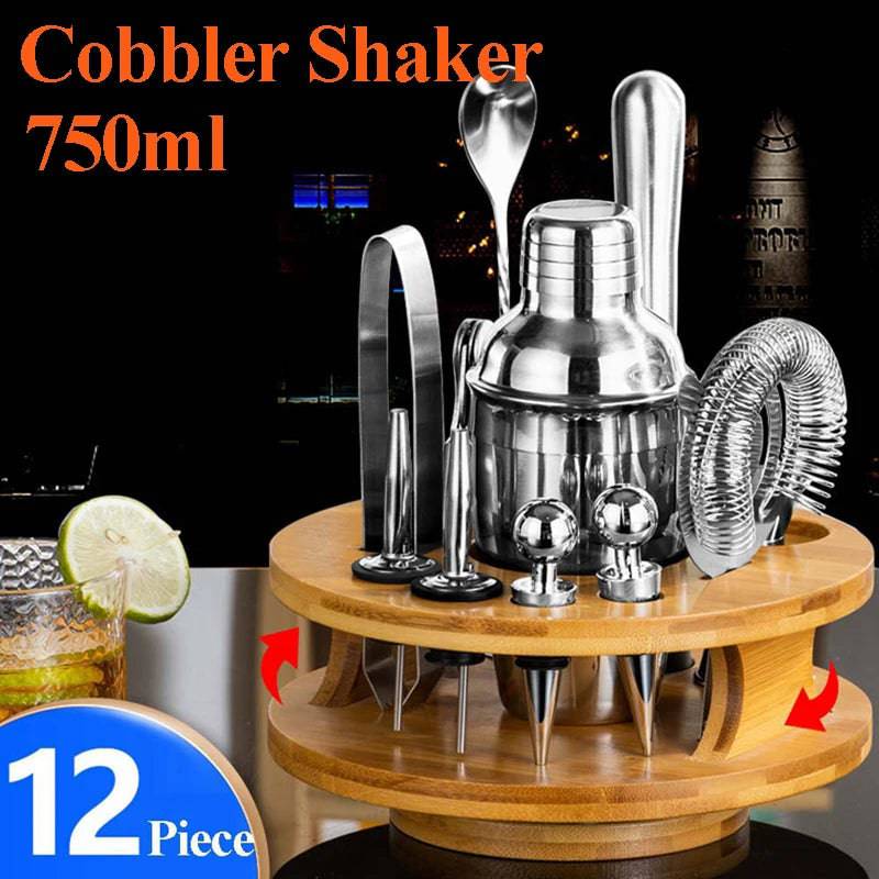 Stainless Steel Cocktail Shaker Set Mixer - Culinarywellbeing
