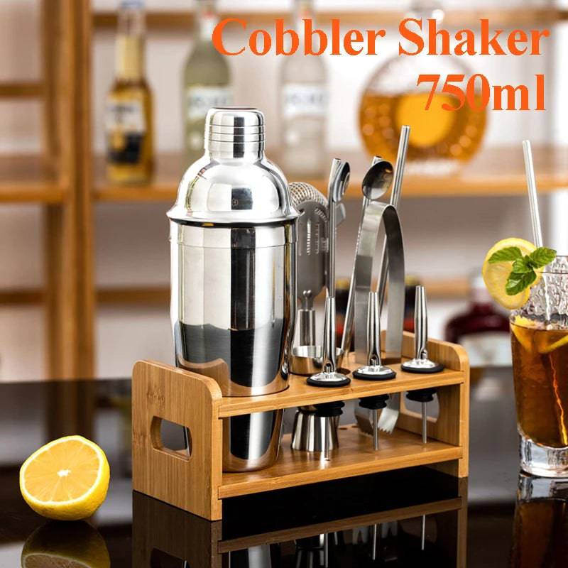 Stainless Steel Cocktail Shaker Set Mixer - Culinarywellbeing