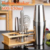 Stainless Steel Cocktail Shaker Set Mixer - Culinarywellbeing