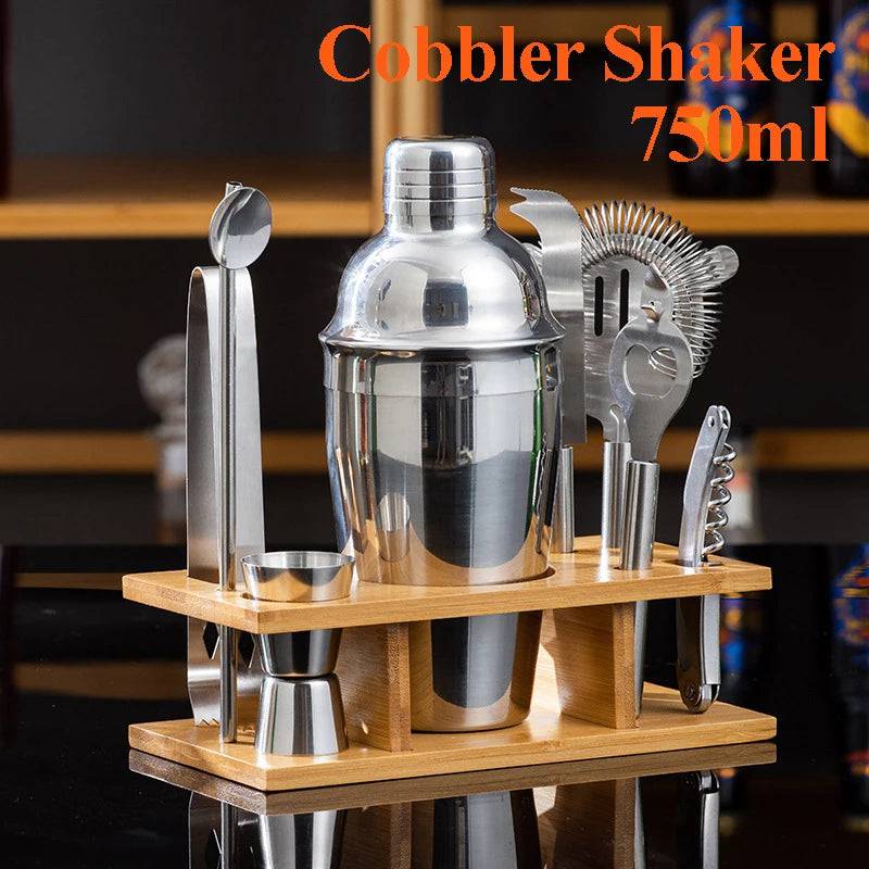 Stainless Steel Cocktail Shaker Set Mixer - Culinarywellbeing