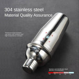 Stainless Steel Cocktail Shaker Set Mixer - Culinarywellbeing