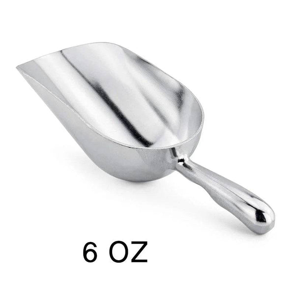 Free Shipipng Bar Ice Scoop, Dry Bin Scoop, Dry Goods Scoop, Spice Scoop, Cast Aluminum - Culinarywellbeing