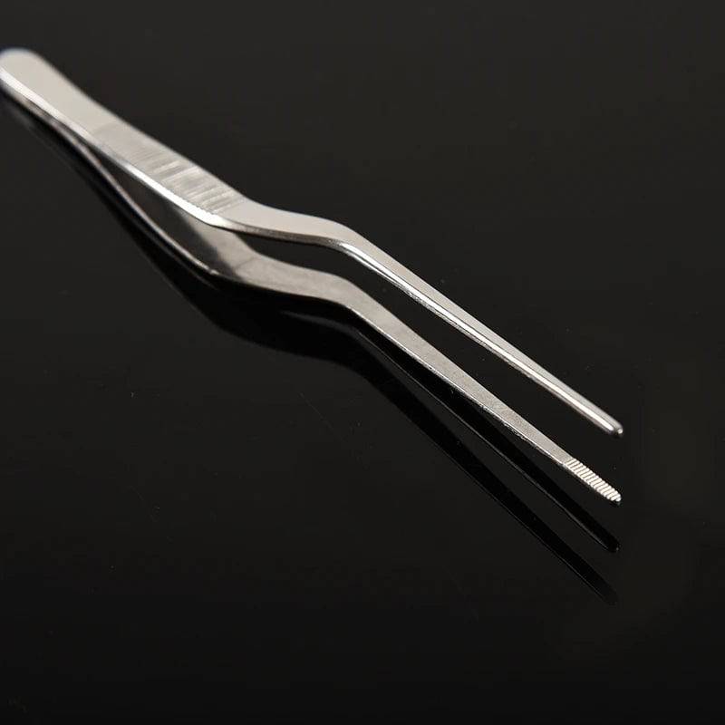 Cooking Medical Tweezers Stainless Steel Kitchen Seafood & bar Tweezer Food Tongs Tool Bar Accessory - Culinarywellbeing