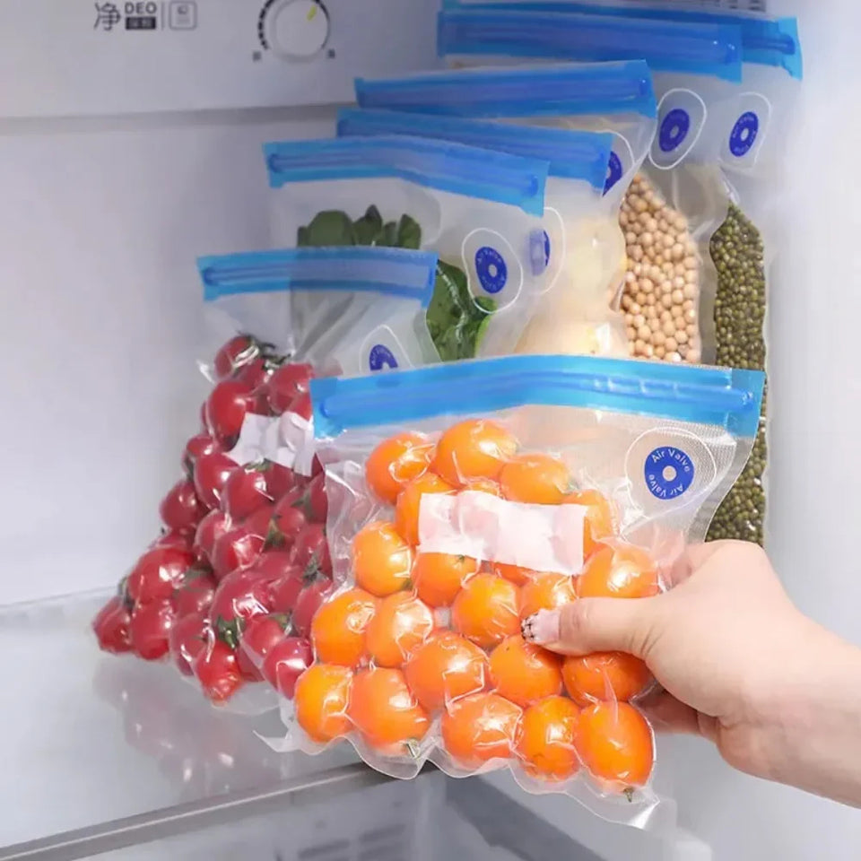 Reusable Vacuum Sealing Bags – Keep Food Fresh Longer - CulinaryWellBeing