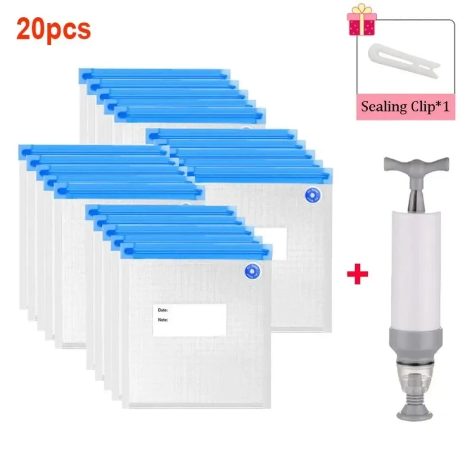 Reusable Vacuum Sealing Bags – Keep Food Fresh Longer - CulinaryWellBeing