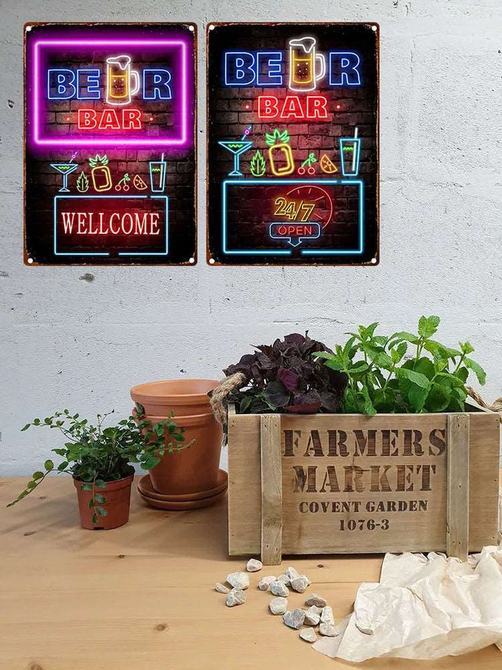 Decoration Metal Sign Tin Sign Tin Plates Wall Decor Room Decoration Retro Vintage