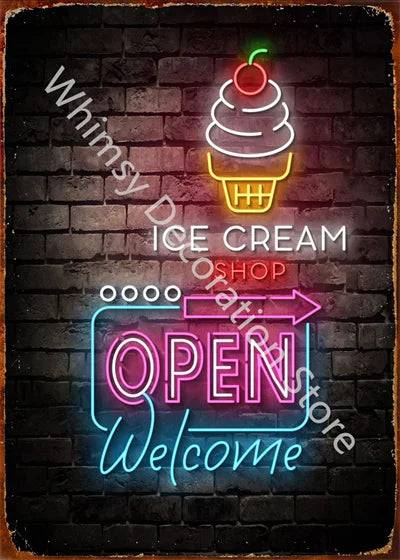 Decoration Metal Sign Tin Sign Tin Plates Wall Decor Room Decoration Retro Vintage - Culinarywellbeing