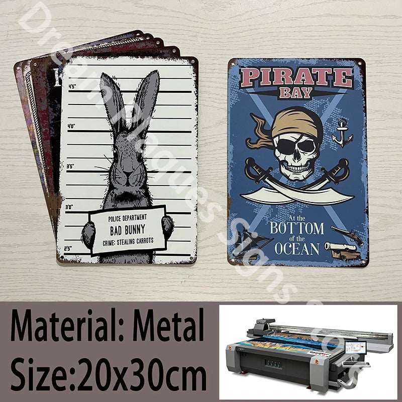 Decoration Metal Sign Tin Sign Tin Plates Wall Decor Room Decoration Retro Vintage - Culinarywellbeing