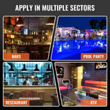 Multi-color Translucent Acrylic Bar Shelf with Remote App Control - Culinarywellbeing