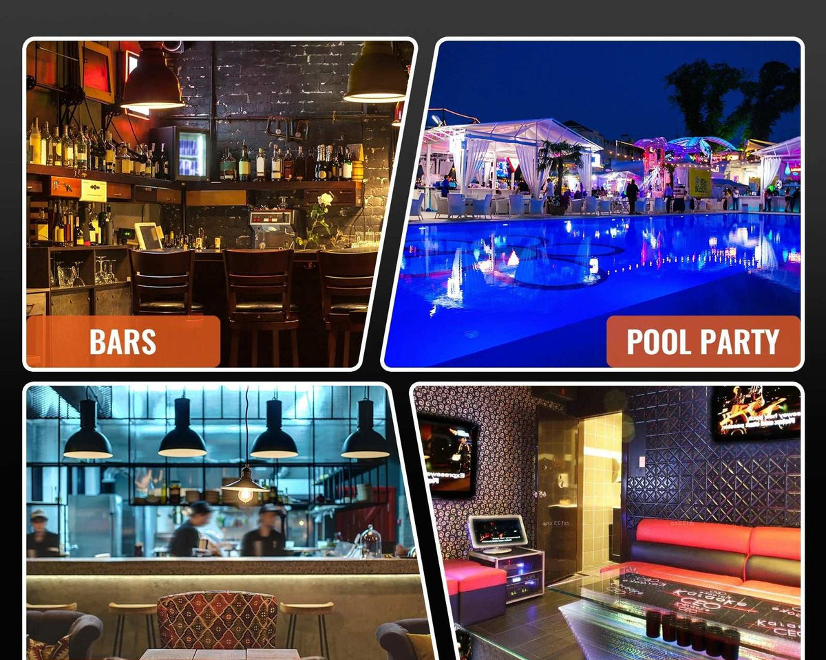 Multi-color Translucent Acrylic Bar Shelf with Remote App Control - Culinarywellbeing