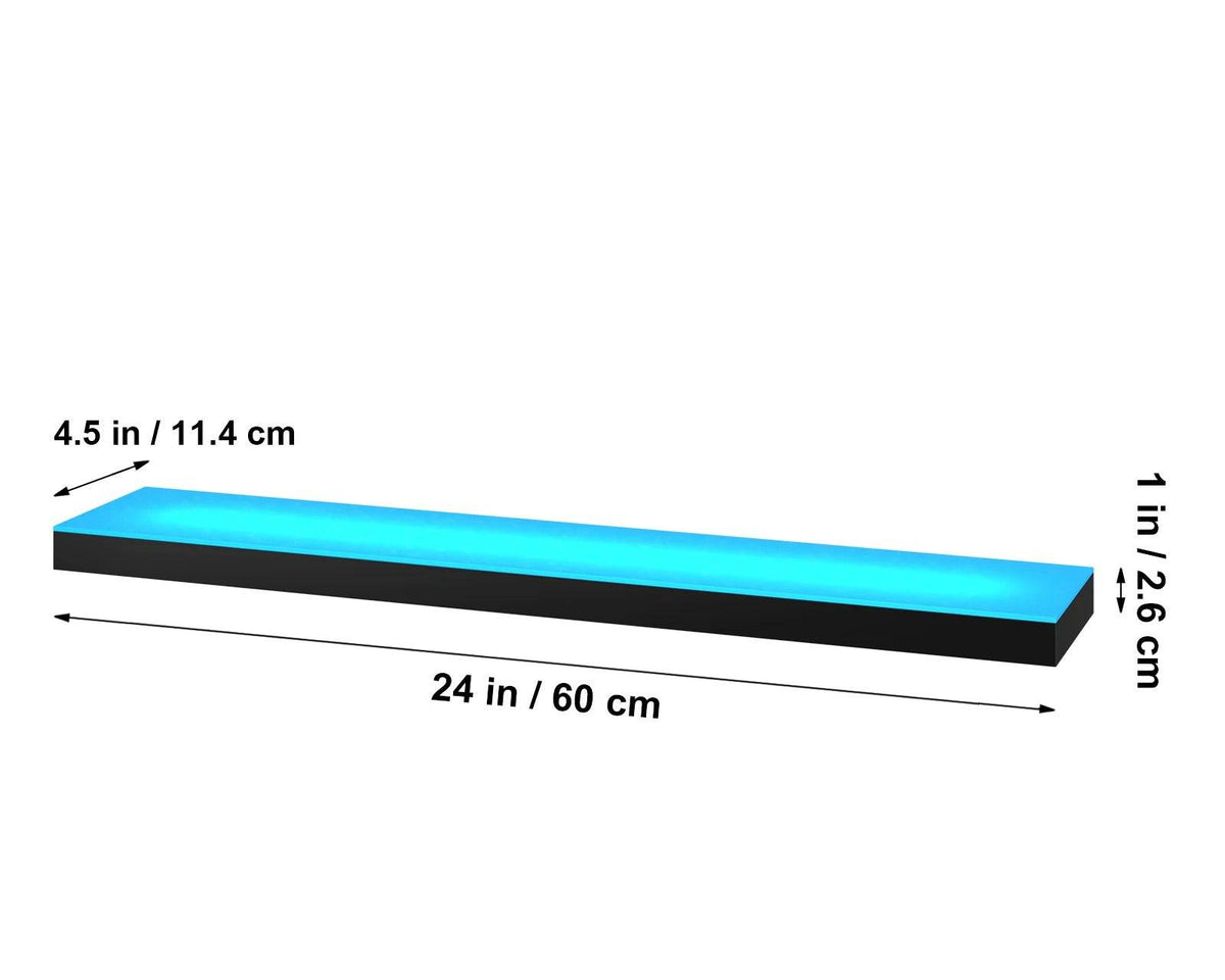 Multi-color Translucent Acrylic Bar Shelf with Remote App Control - Culinarywellbeing