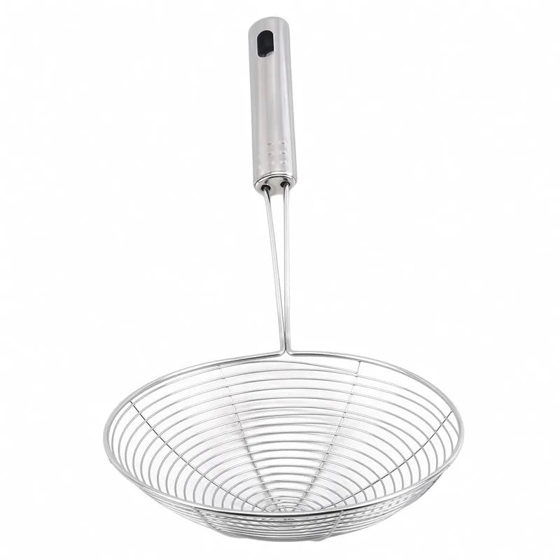 Professional Oval Skimmer – Fine Mesh Strainer for Frying & Cooking


