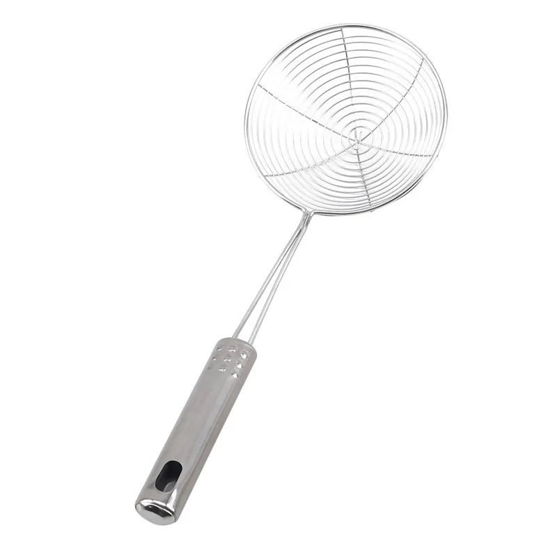 Professional Oval Skimmer – Fine Mesh Strainer for Frying & Cooking


