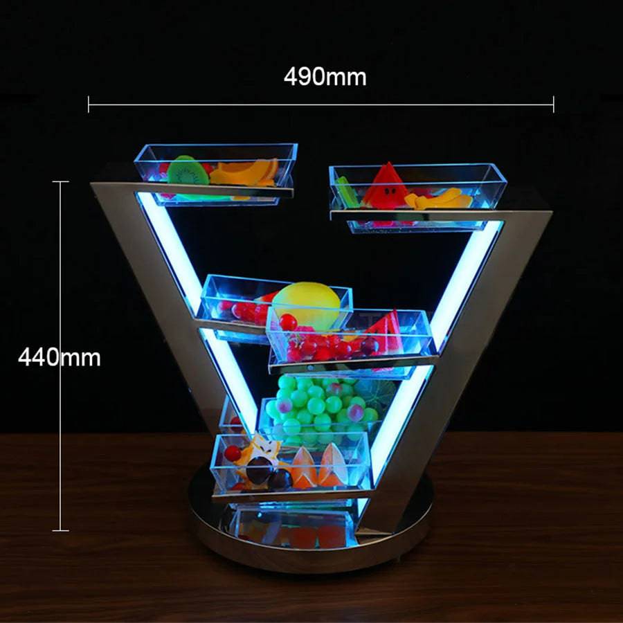 Rechargeable LED Cocktail Glass Holder - Culinarywellbeing