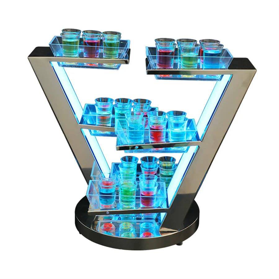 Rechargeable LED Cocktail Glass Holder - Culinarywellbeing