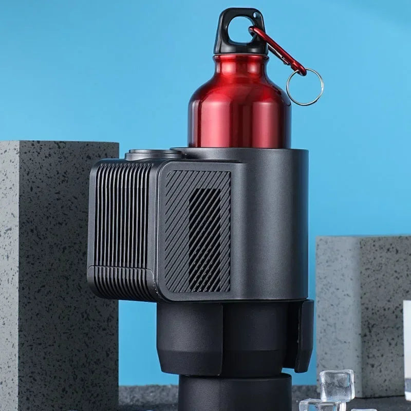 2-in-1 Smart Car Cooler & Warmer Cup for Coffee & Milk – Travel Mini Car Refrigerator - CulinaryWellBeing