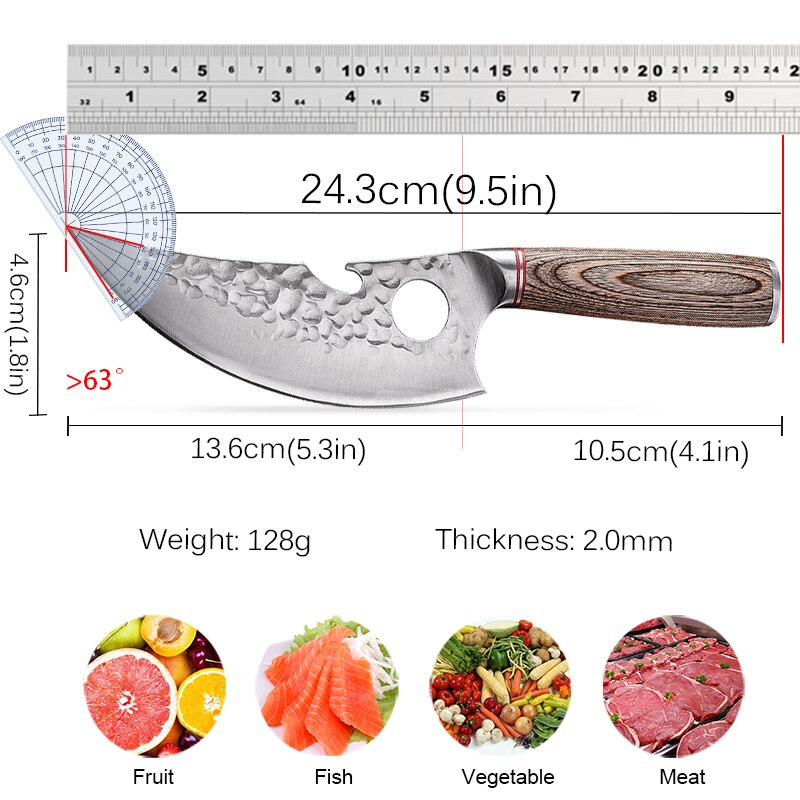 kitchen ultra-sharp slicing knife cut vegetables and meat - CulinaryWellBeing