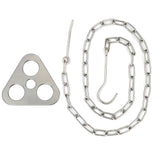 Stainless Steel Camping Tripod with Hanging Chain and Storage Bag - Culinarywellbeing