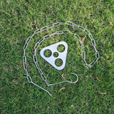 Stainless Steel Camping Tripod with Hanging Chain and Storage Bag - Culinarywellbeing