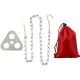 Stainless Steel Camping Tripod with Hanging Chain and Storage Bag - Culinarywellbeing