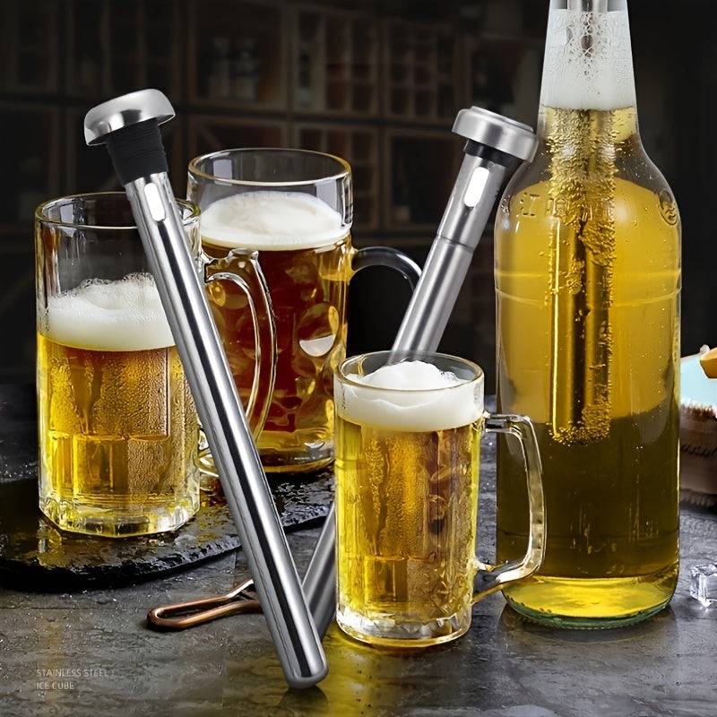 Stainless Steel Beer & wine Chiller Stick - Culinarywellbeing