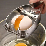 Efficient Stainless Steel Egg Opener & Separator – 2-in-1 Manual Egg Tool - CulinaryWellBeing