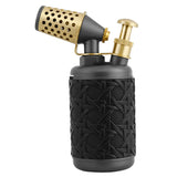 Windproof Gun Lighter – Blue Flame Torch with One-Touch Lock, Retro Metal Design for Cigars (Refillable, Outdoor Use) - CulinaryWellBeing