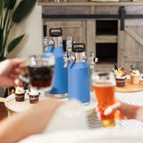 128oz Insulated Beer Growler w/ Tap - 24hr Cold, 30PSI Carbonation