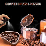 Wooden Barista Set - Coffee Dosing Cup & Spray Bottle for Perfect Brew

