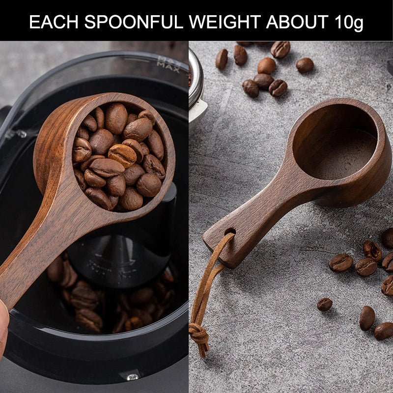 Wooden Barista Coffee Set - Dosing Cup, Spray Bottle & Spoon | Static-Reducing Tools for Espresso & Pour Over Brewing - CulinaryWellBeing