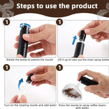 Wooden Barista Set - Coffee Dosing Cup & Spray Bottle for Perfect Brew

