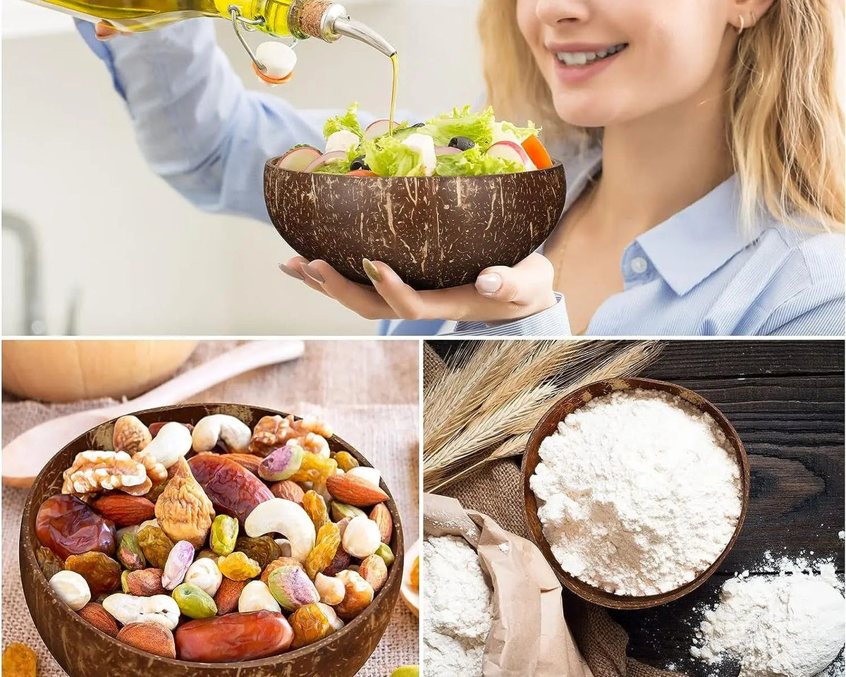 🌿 Eco-Friendly Coconut Shell Bowls