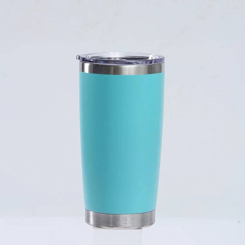 20oz Tumbler with Lid And Metal Straw CuCoffee Mug Tumbler - 20oz Insulated Tumbler with Lid and Metal Straw !p Bulk Vacuum Insulated Double Wall Coffee Powder Coated Mug 12pcs - Culinarywellbeing