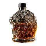 Animal-Shaped Whiskey Decanter - Unique Liquor Dispenser Gift for Men

