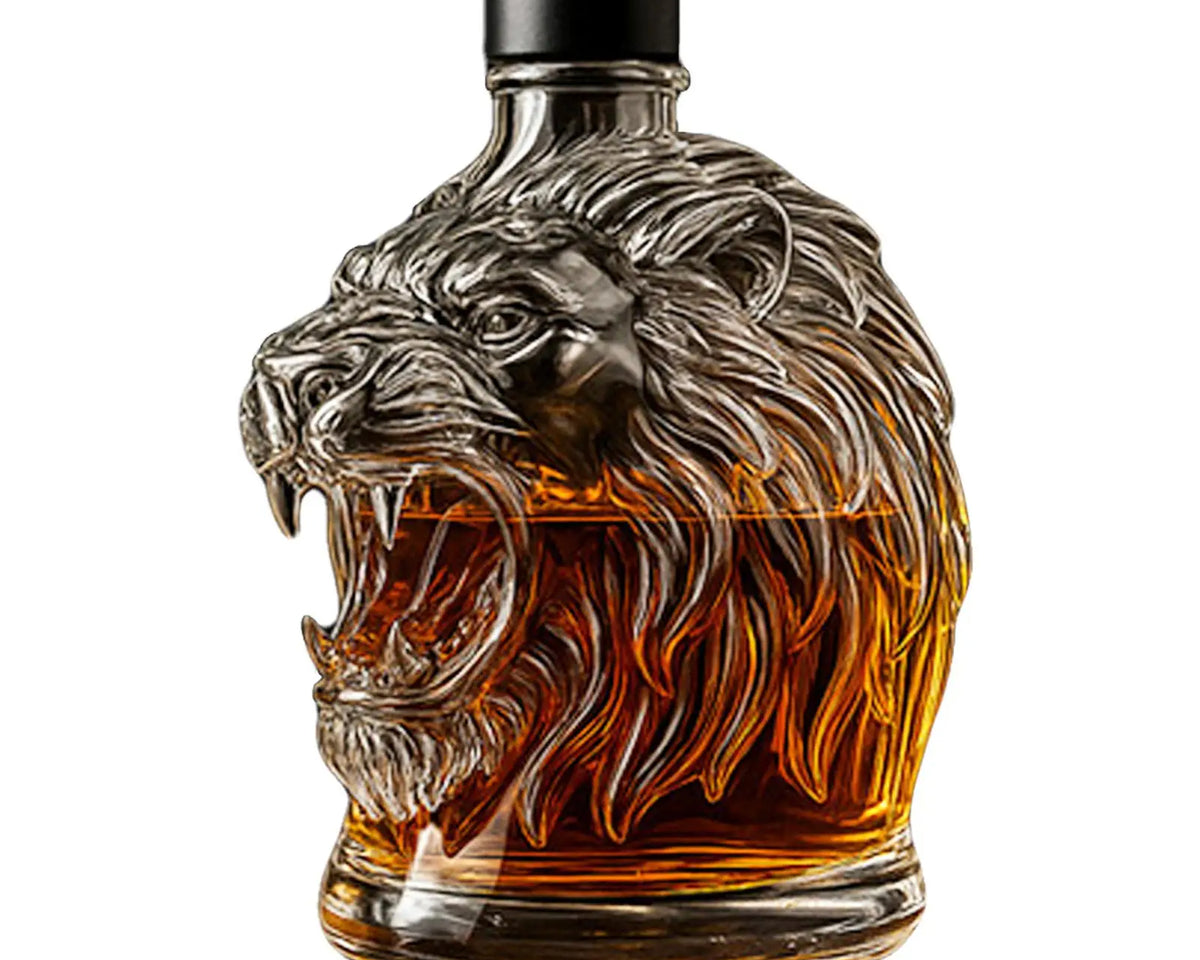 Animal-Shaped Whiskey Decanter - Unique Liquor Dispenser Gift for Men

