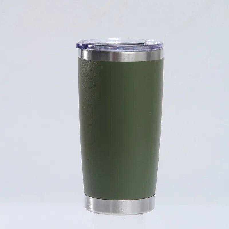 20oz Tumbler with Lid And Metal Straw CCoffee Mug Tumbler - 20oz Insulated Tumbler with Lid and Metal Straw !up Bulk Vacuum Insulated Double Wall Coffee Powder Coated Mug 12pcs - Culinarywellbeing