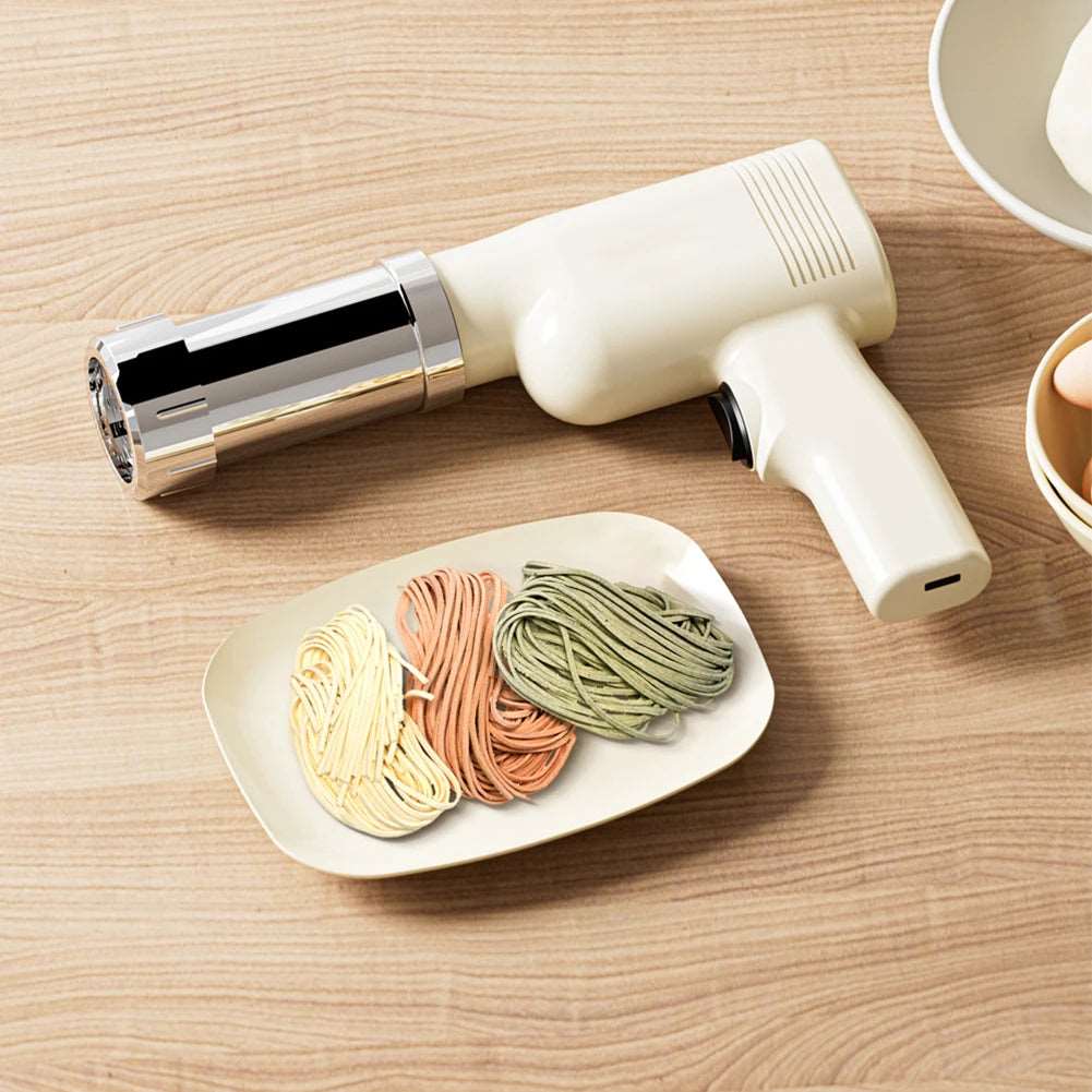 Compact Electric Noodle Press Gun - Your Portable Pasta-Making Companion - Culinarywellbeing