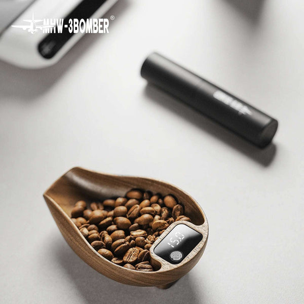 Coffee Scale crafted Bean Wooden C | 0.1g Precision, Multi-Use