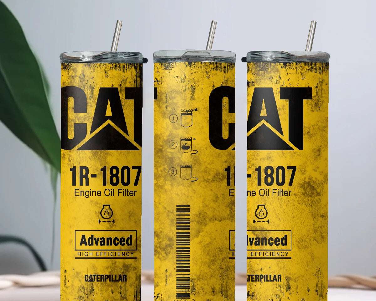 Eco-Friendly Stainless Steel Vacuum Flask - 20oz Grunge Oil Tumbler Cup with Lid & Straw