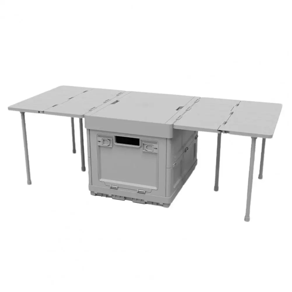 Folding Table Large Capacity Storage Container Portable Function ...