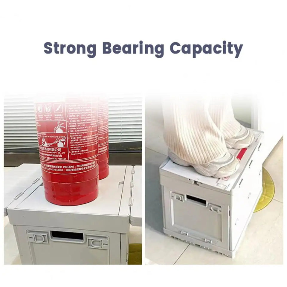 Folding Table Large Capacity Storage Container Portable Function Parking Warning Sign - CulinaryWellBeing