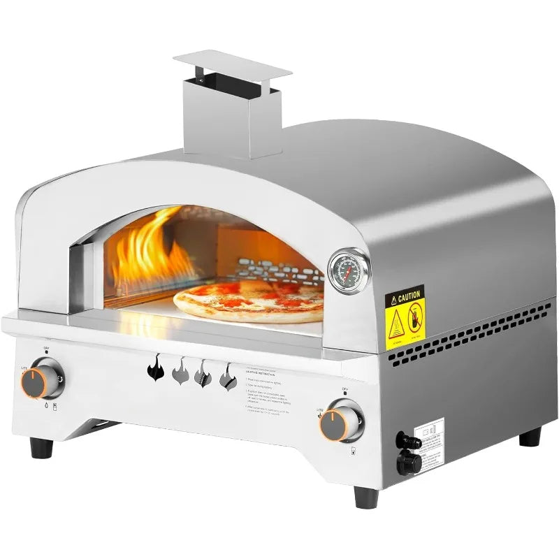 Pizza Oven – Portable Propane Pizza Maker with 13-Inch 1180°F 