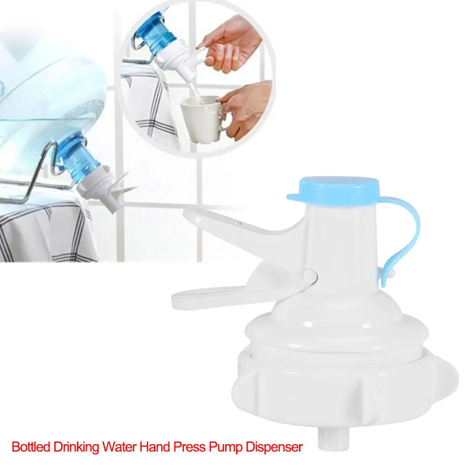 Portable Water Bottle Dispenser Pump – Eco-Friendly PP Material, Dust-Proof Cap, Easy to Install, for Home & Travel Use - CulinaryWellBeing