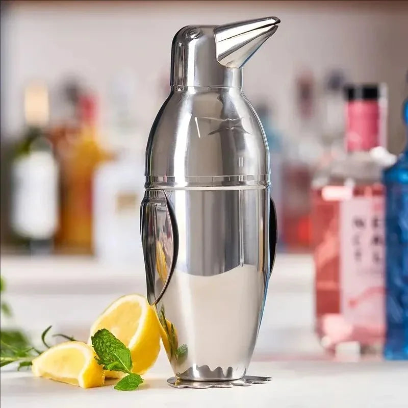 Stainless Steel Cocktail Shaker Professional Cocktail Shaker - 550ml Mirror-Polished Stainless Steel