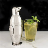 Stainless Steel Cocktail Shaker Professional Cocktail Shaker - 550ml Mirror-Polished Stainless Steel