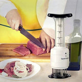 Stainless Steel Marinade Meat Injector 2-In-1 Meat Tenderizer Marinade Injector With Stainless Needle - Culinarywellbeing