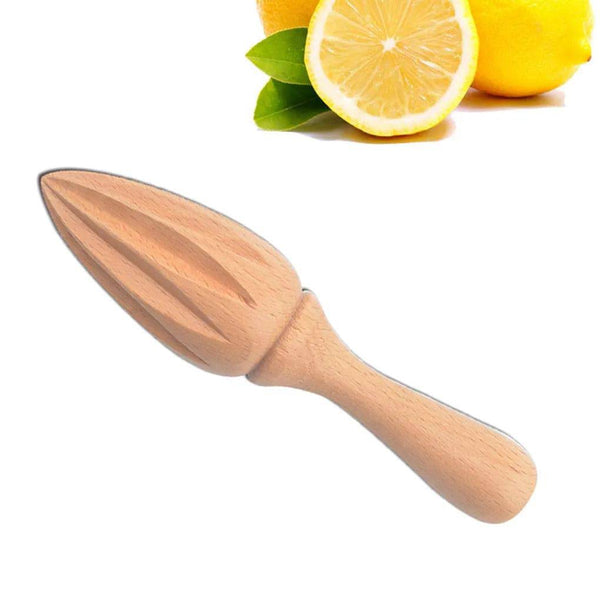 Wooden Lemon Squeezer - Manual Citrus Juicer with Ergonomic Handle - Culinarywellbeing