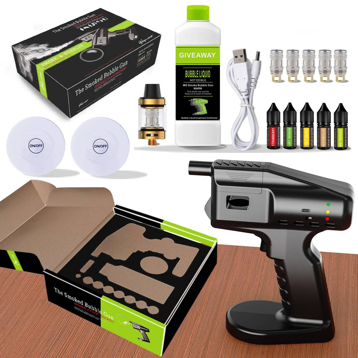 Smoking Flavor Blaster Cocktail Smoker Barman Bartender Kit - Culinarywellbeing