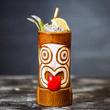 Hawaii Easter Island Tiki Mugs Creative Porcelain Beer Wine Mug Beer Wine Cocktail Party Cup Bar Tool Ceramic Tiki Mug 300-700ml - Culinarywellbeing